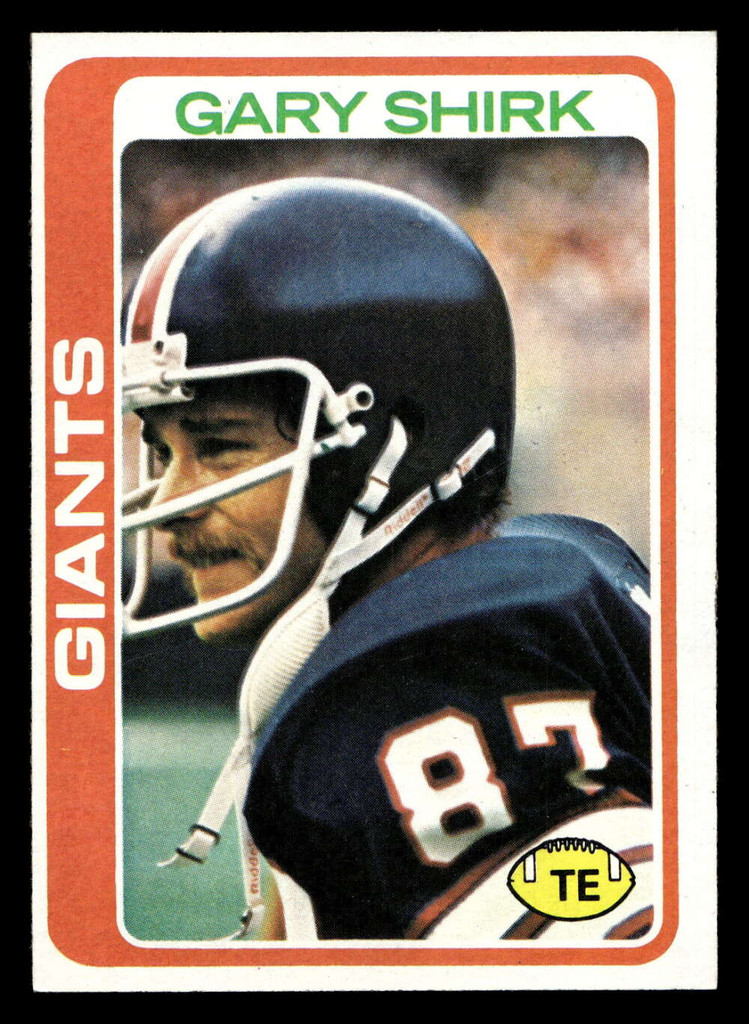 1978 Topps #54 Gary Shirk Ex-Mint  ID: 504181