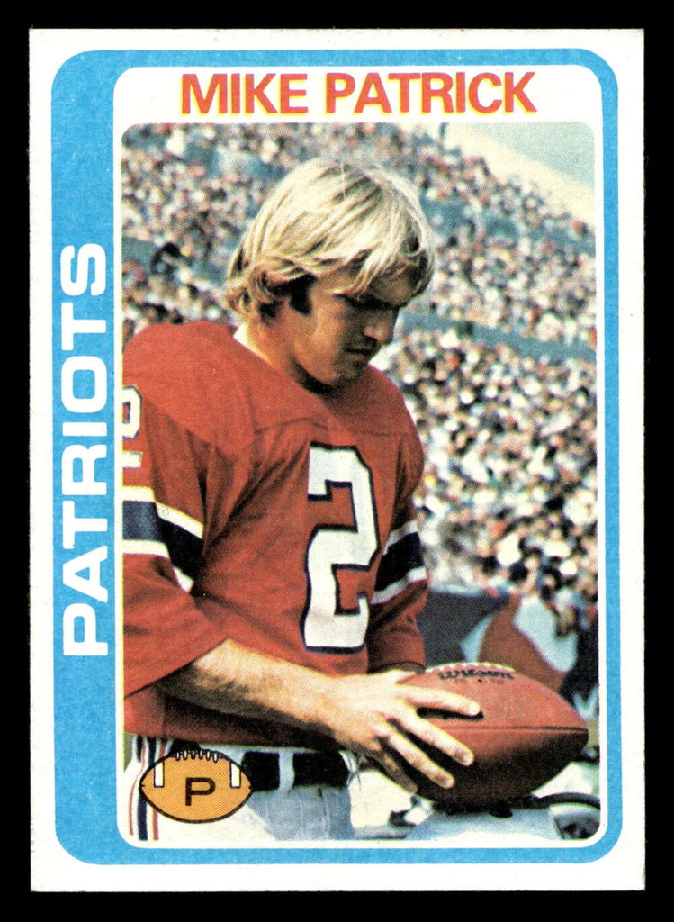 1978 Topps #56 Mike Patrick Near Mint  ID: 504188