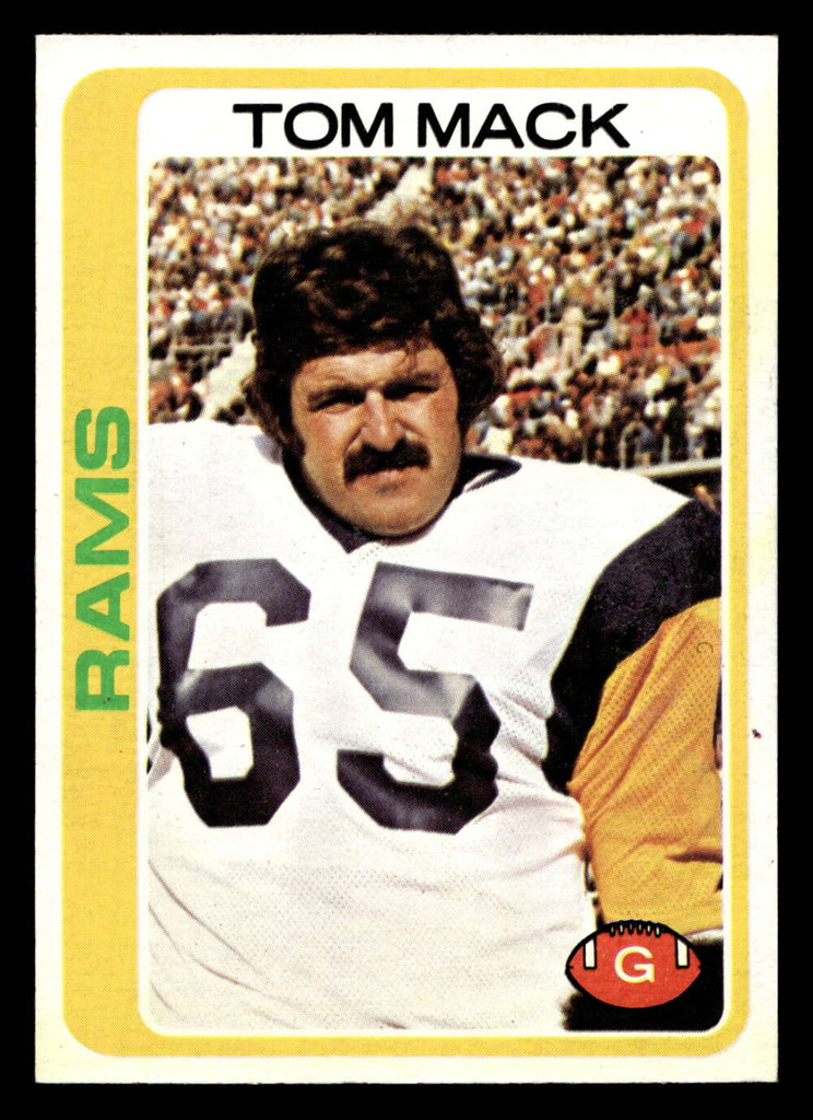1978 Topps #80 Tom Mack Near Mint+  ID: 504288