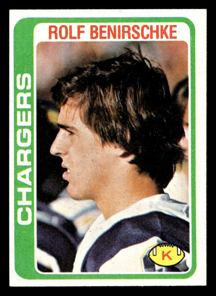 1978 Topps #122 Rolf Benirschke Near Mint RC Rookie  ID: 504481