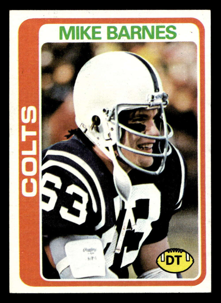 1978 Topps #129 Mike Barnes Very Good 