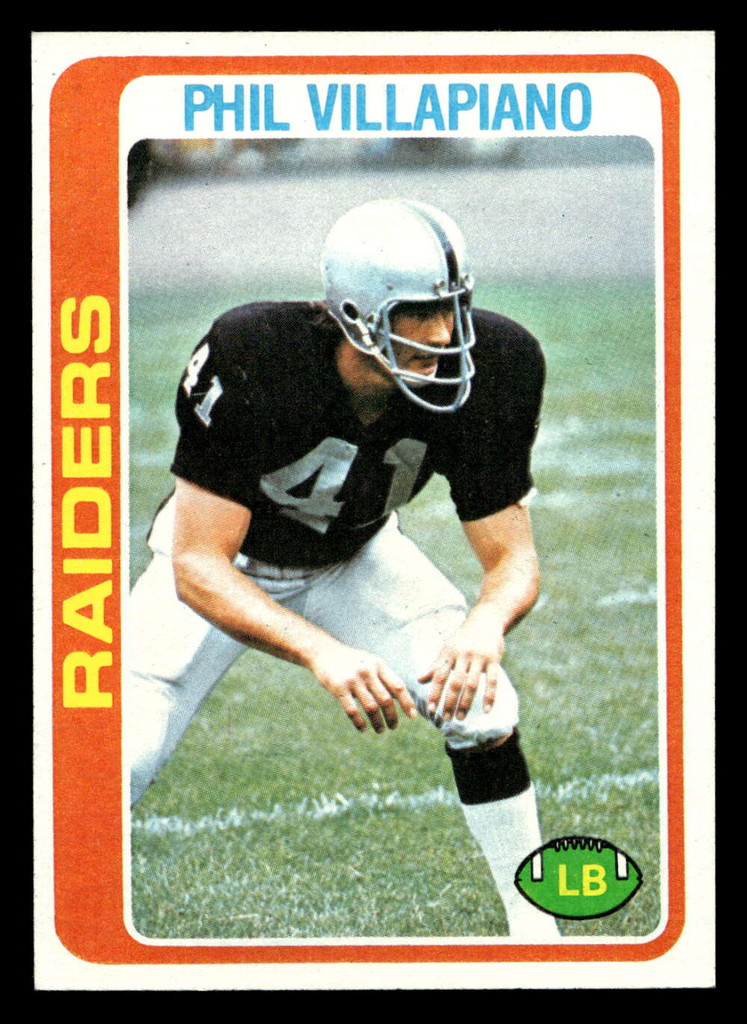 1978 Topps #149 Phil Villapiano Near Mint  ID: 504599