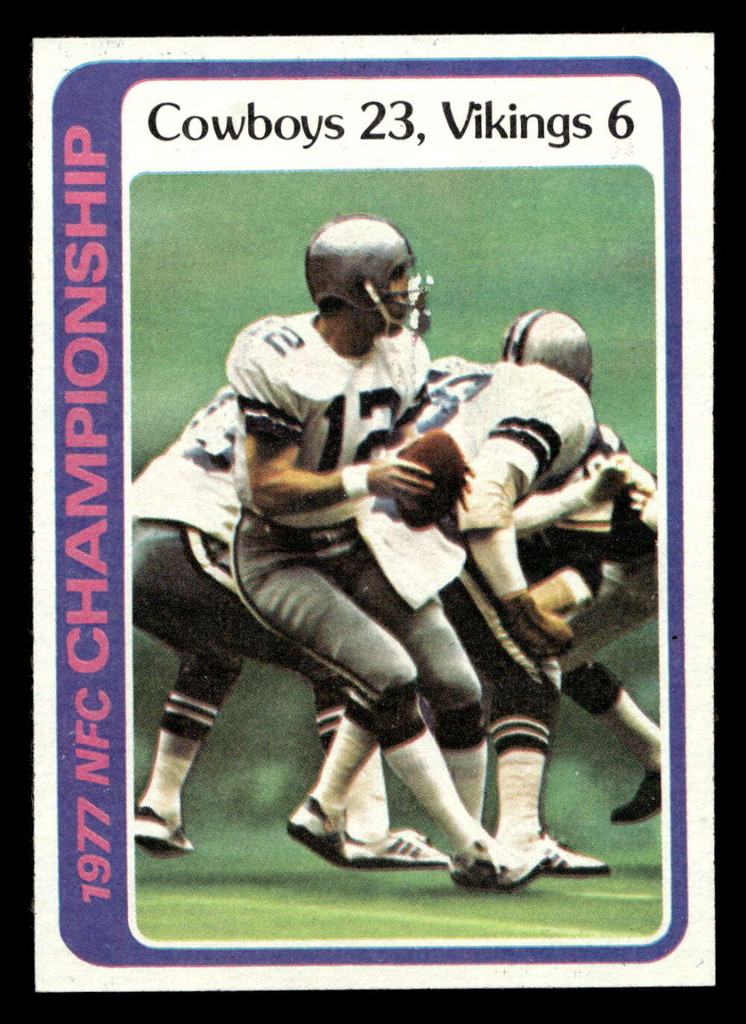 1978 Topps #166 1977 NFC Championship Near Mint+  ID: 504668