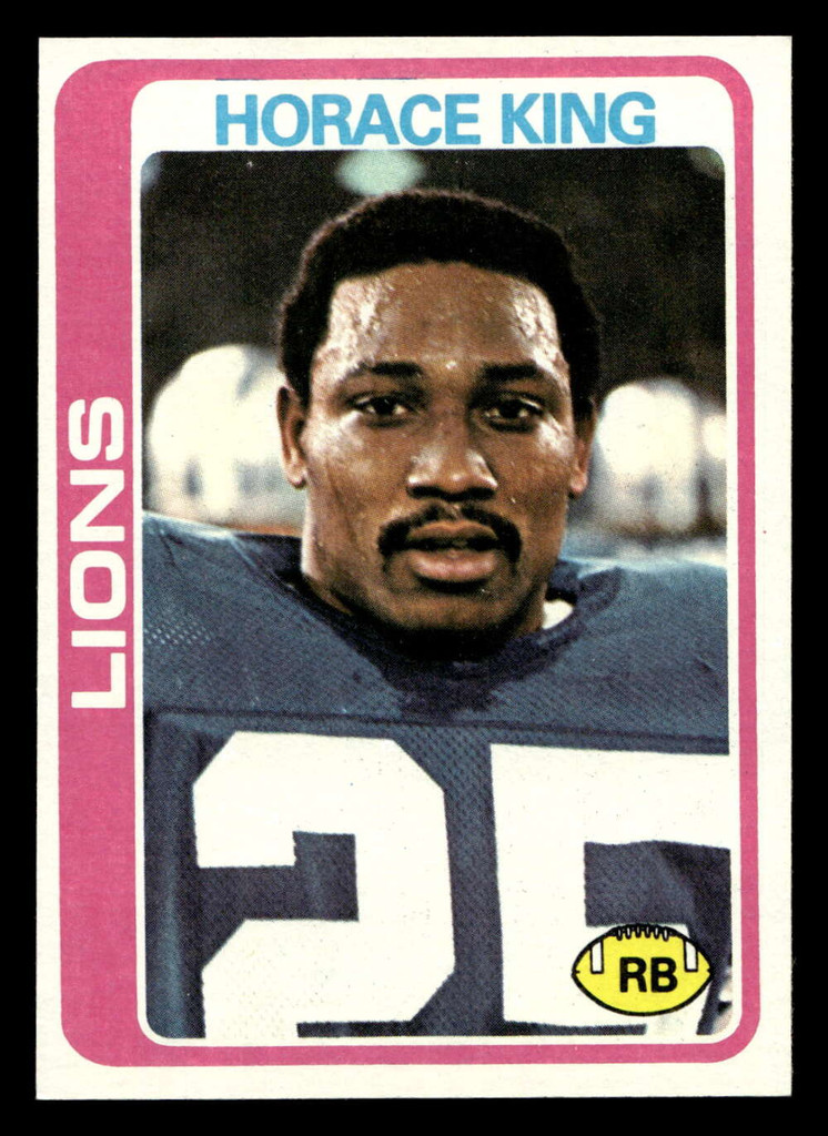 1978 Topps #178 Horace King Ex-Mint RC Rookie  ID: 504722