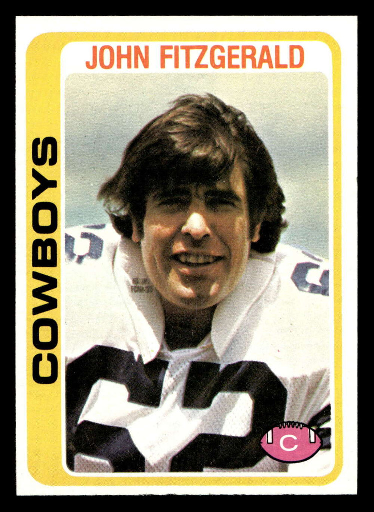 1978 Topps #182 John Fitzgerald Near Mint  ID: 504737