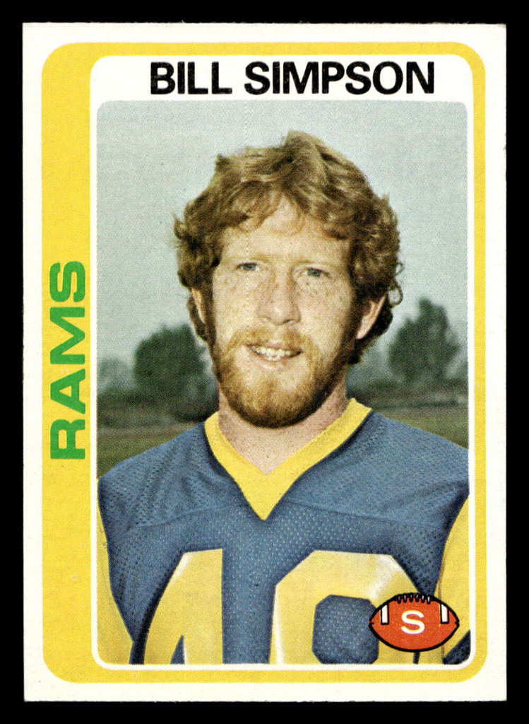 1978 Topps #209 Bill Simpson Ex-Mint  ID: 504868