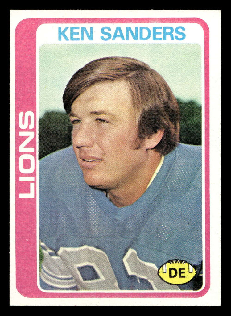1978 Topps #222 Ken Sanders Near Mint  ID: 504925