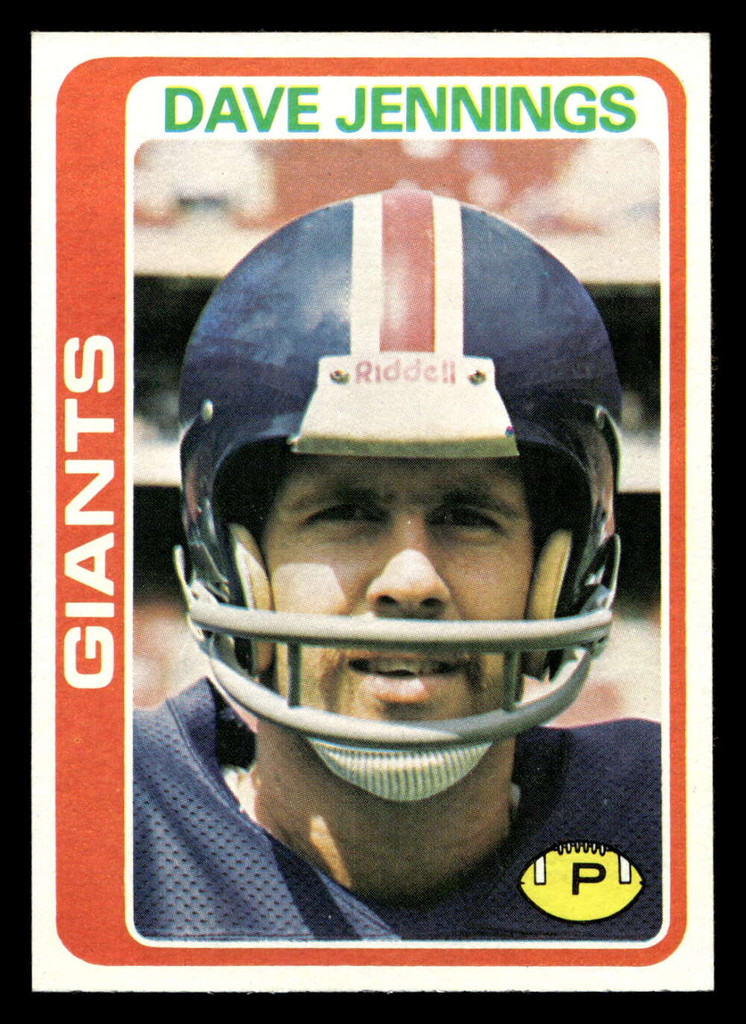 1978 Topps #248 Dave Jennings Near Mint  ID: 505046
