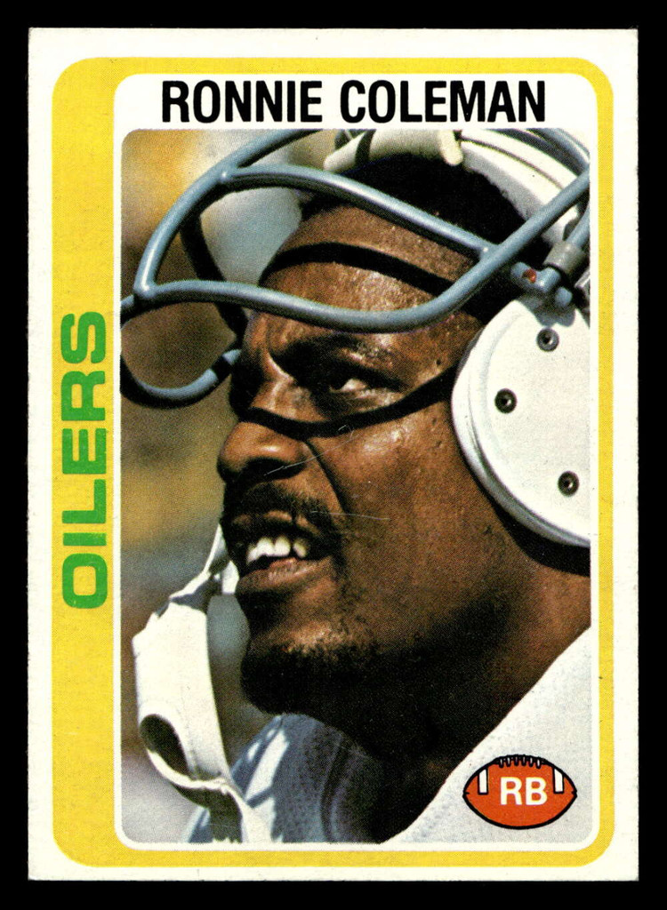 1978 Topps #258 Ronnie Coleman Near Mint  ID: 505091