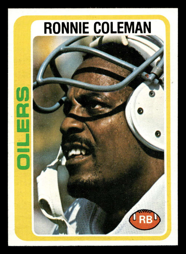 1978 Topps #258 Ronnie Coleman Near Mint+  ID: 505094