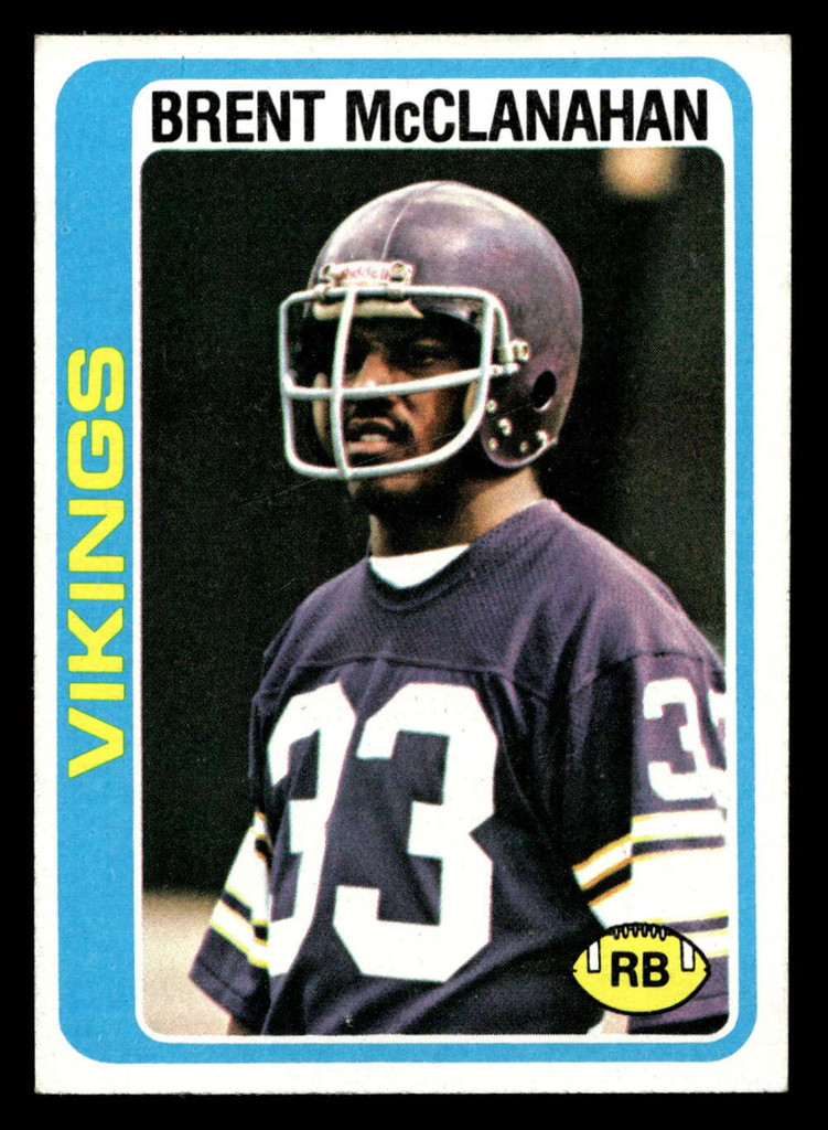 1978 Topps #274 Brent McClanahan Ex-Mint 