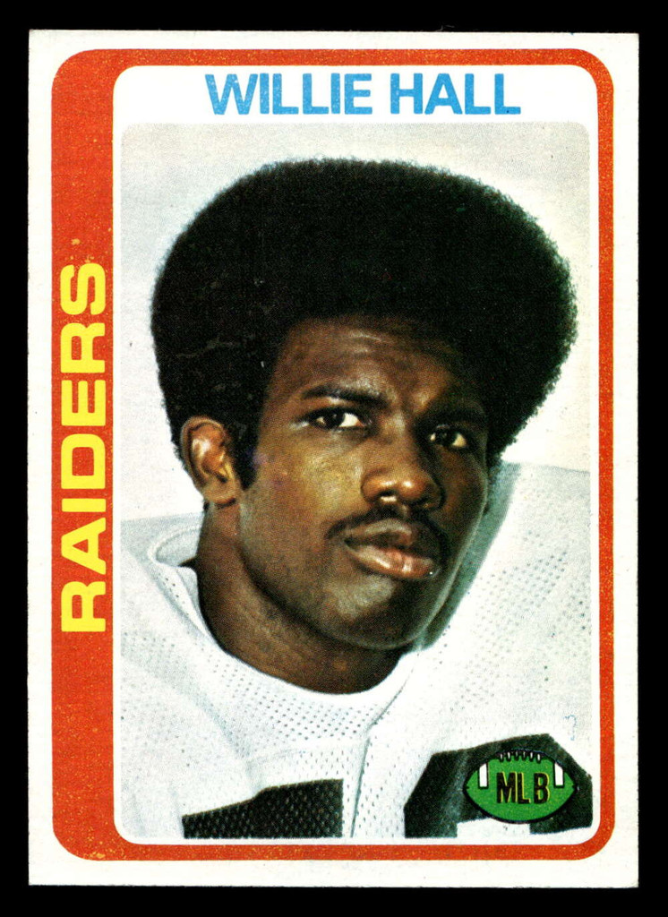 1978 Topps #345 Willie Hall Ex-Mint  ID: 505467