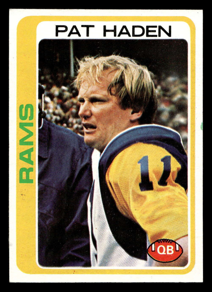 1978 Topps #346 Pat Haden Ex-Mint  ID: 505468