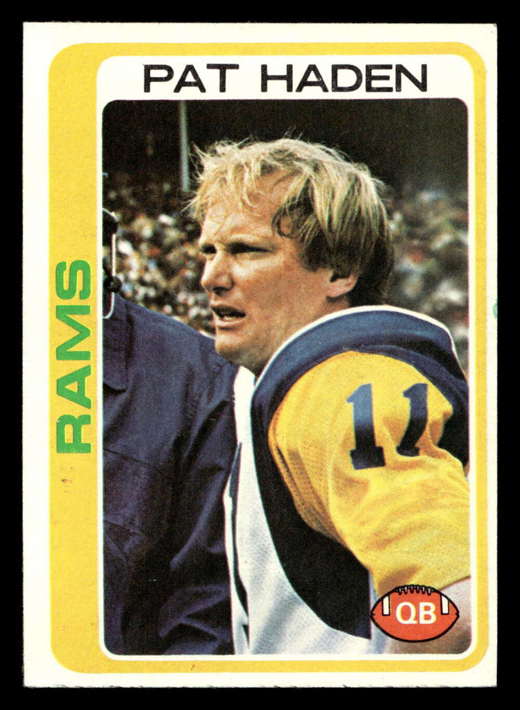 1978 Topps #346 Pat Haden Ex-Mint  ID: 505470