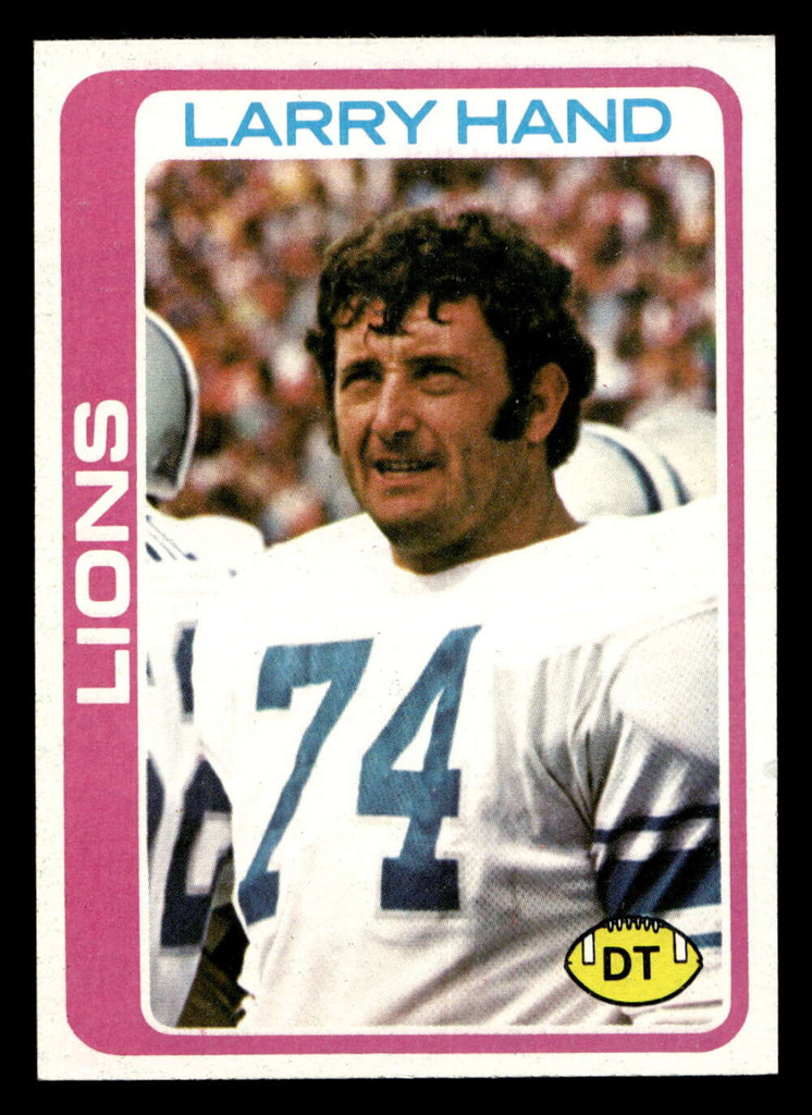 1978 Topps #356 Larry Hand Near Mint  ID: 505518
