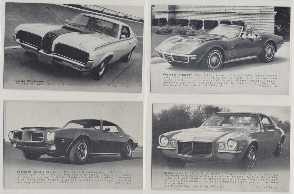1970-1971 Sports Cars  Lot of 62 with 43 different  #*sku37027