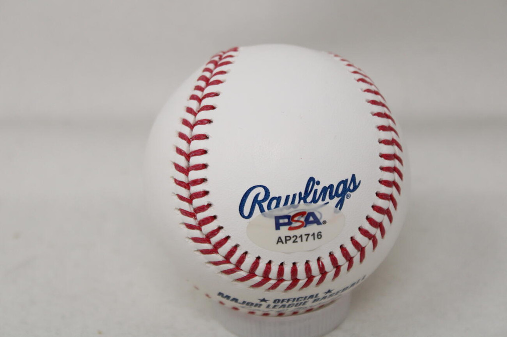 Shohei Ohtani PSA/DNA Signed Baseball Angels Dodgers PSA Full Letter