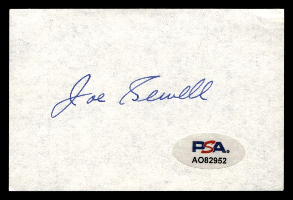 Joe Sewell Cut Signed PSA/DNA Authenticated Indians Yankees Autographed ID: 505864