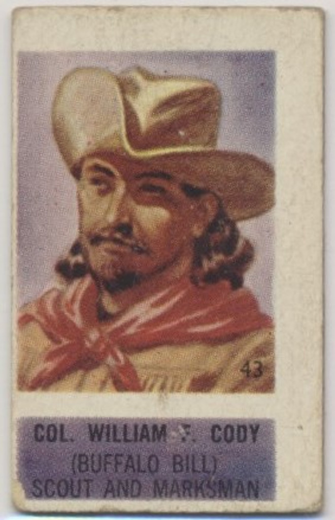 1949 Topps R714-25 X-Ray Roundup #43 Col. William F. Cody   #*sku37057