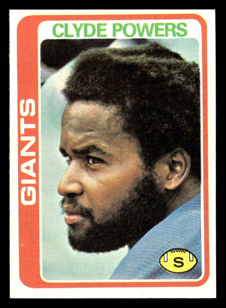1978 Topps #452 Clyde Powers Near Mint  ID: 505999