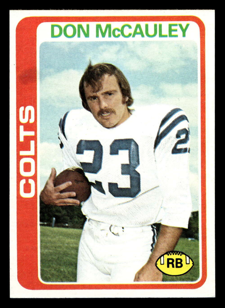 1978 Topps #478 Don McCauley Near Mint+  ID: 506122