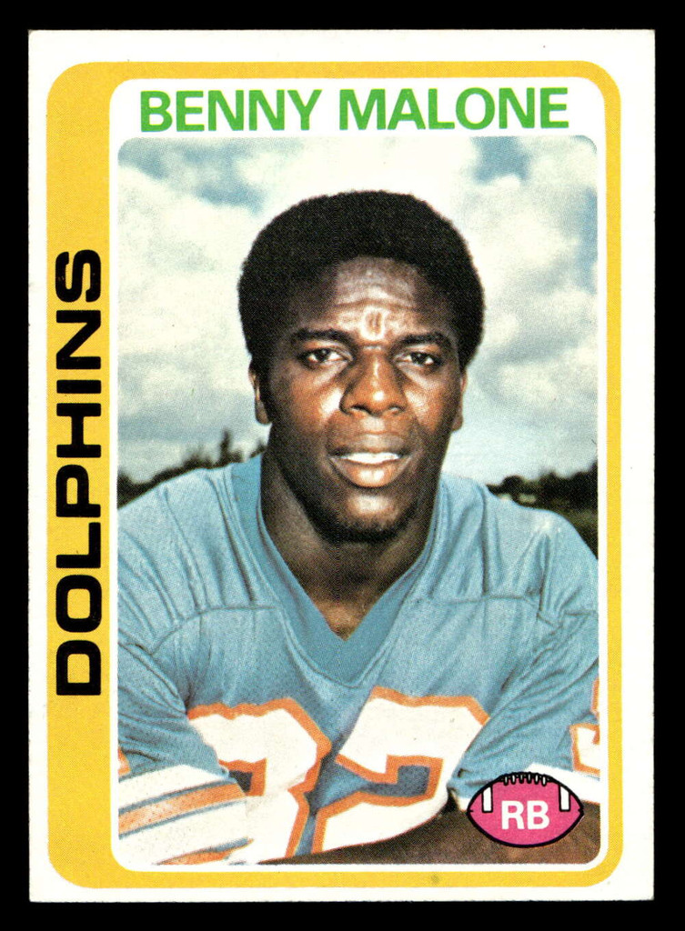 1978 Topps #493 Benny Malone Ex-Mint  ID: 506178