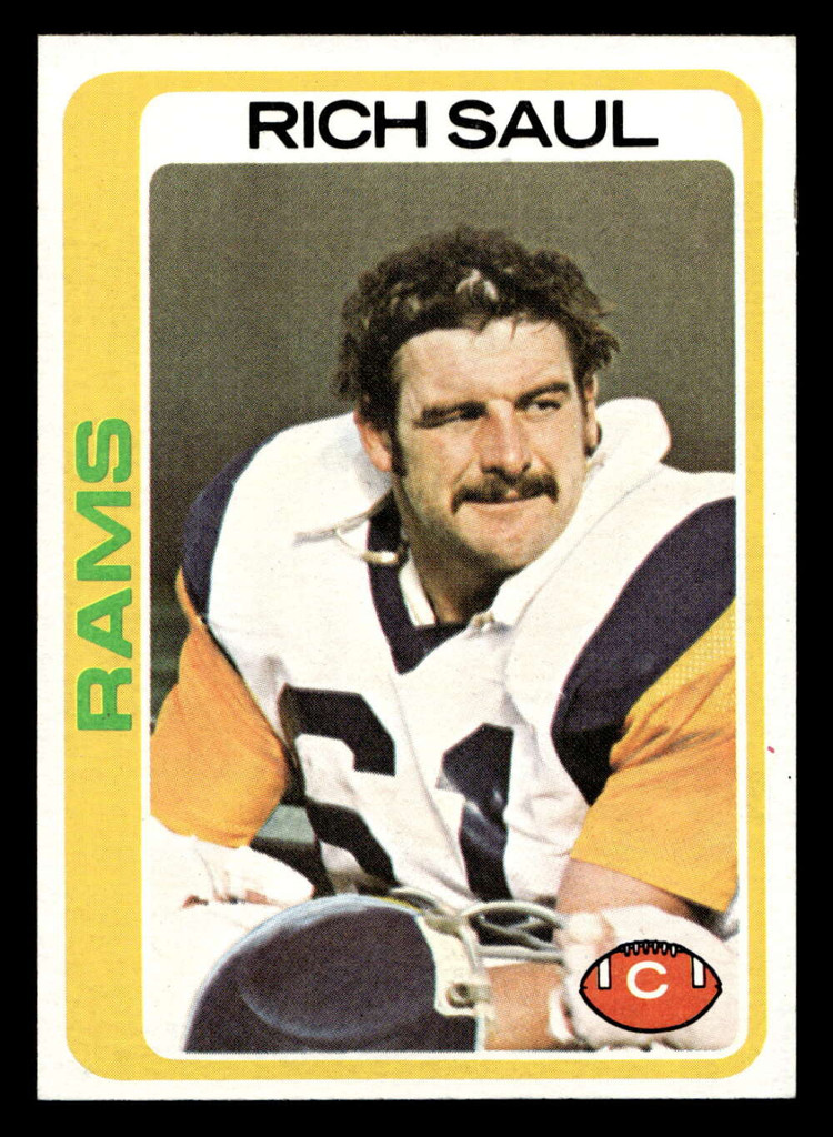 1978 Topps #498 Rich Saul Ex-Mint  ID: 506203