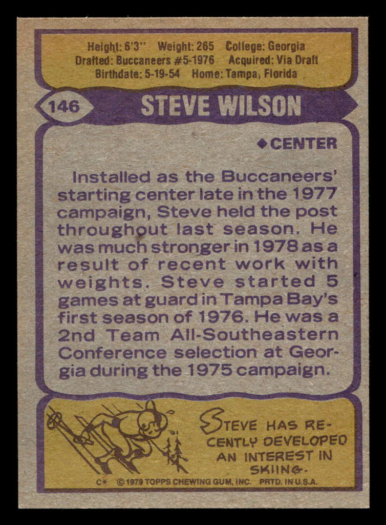 1979 Topps #146 Steve Wilson Near Mint  ID: 506739