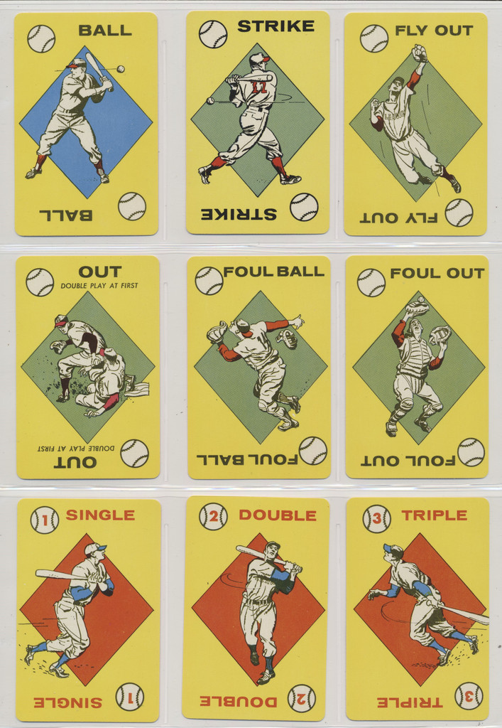 1957 ED-U-CARDS Baseball Card Game 36 cards plus instructions  #*sku37066