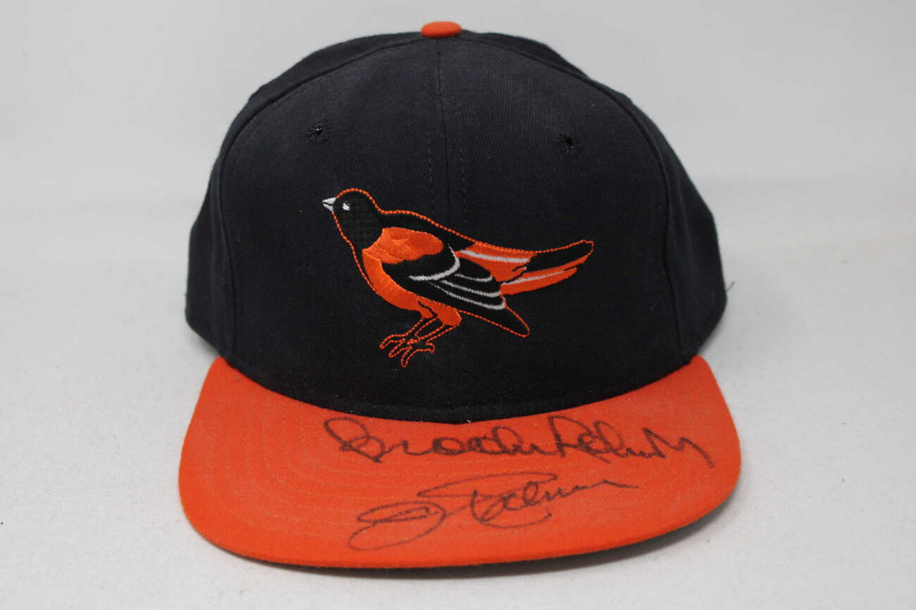 Brooks Robinson Jim Palmer Signed Hat Cap PSA/DNA New Era Adjustable Orioles