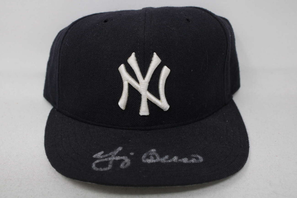 Yogi Berra Signed Hat Cap PSA/DNA New Era 7 1/4 Yankees