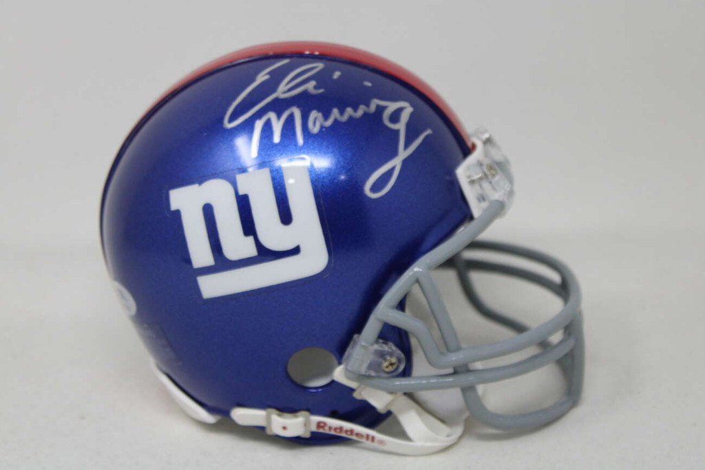Eli Manning New York Giants PSA/DNA Signed Mini Helmet