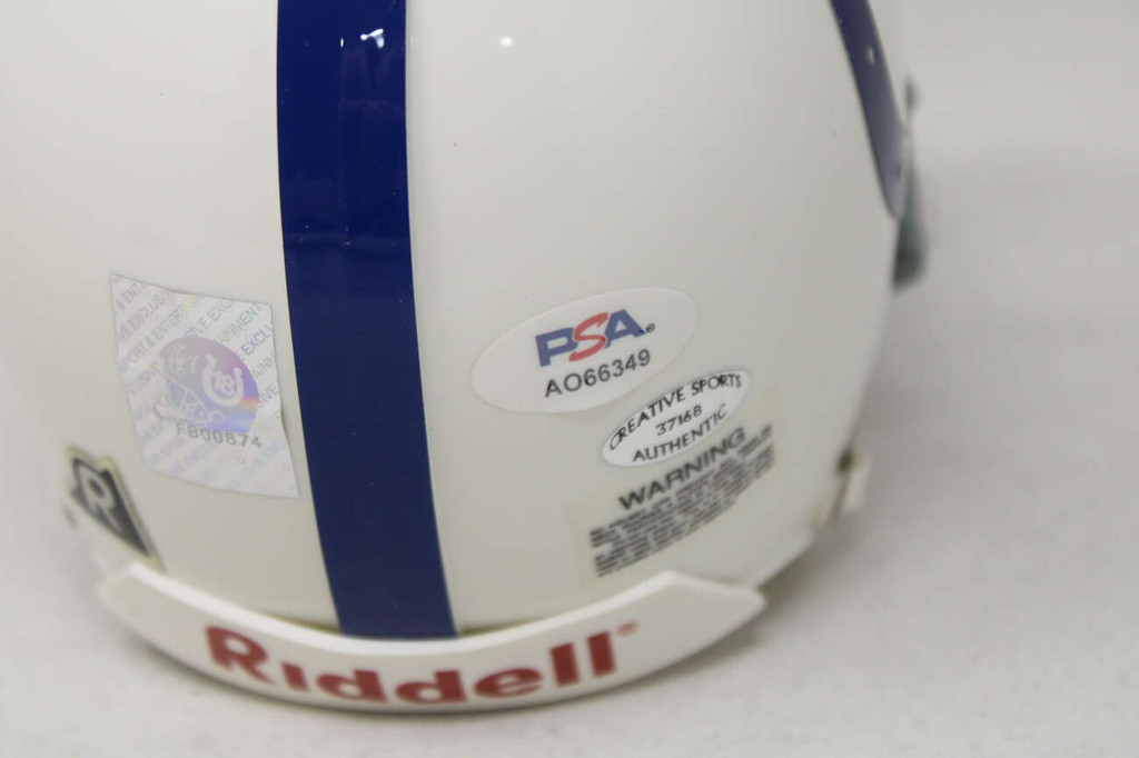 Peyton Manning Baltimore Colts PSA/DNA Signed Mini Helmet
