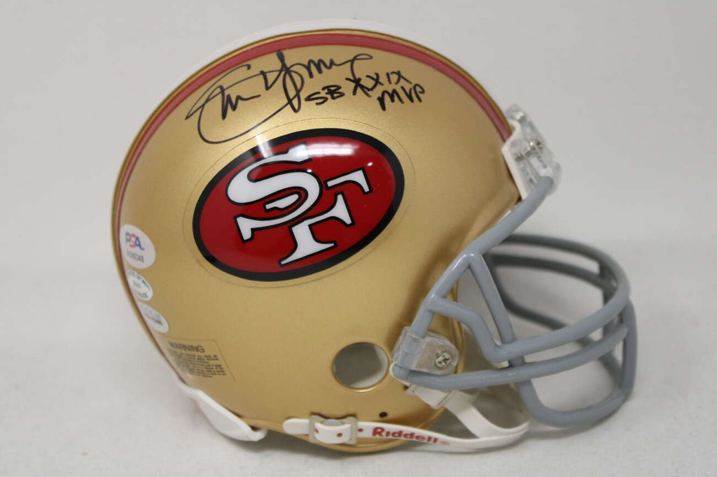 Steve Young San Francisco 49ers PSA/DNA Signed Mini Helmet SB XXIX MVP