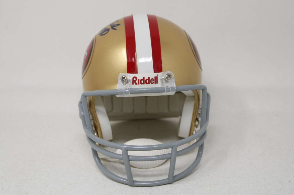 Jerry Rice San Francisco 49ers PSA/DNA Signed Mini Helmet #80