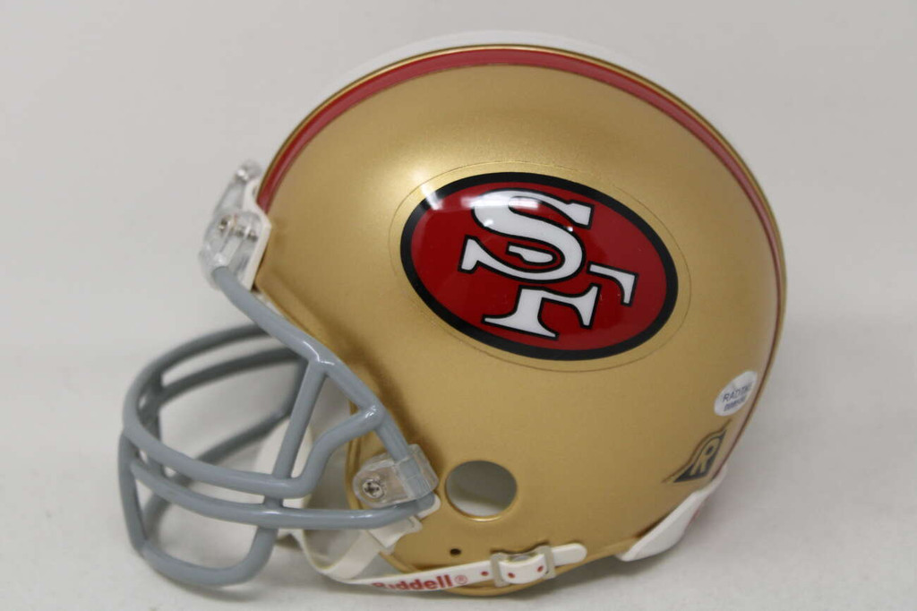 Jerry Rice San Francisco 49ers PSA/DNA Signed Mini Helmet #80