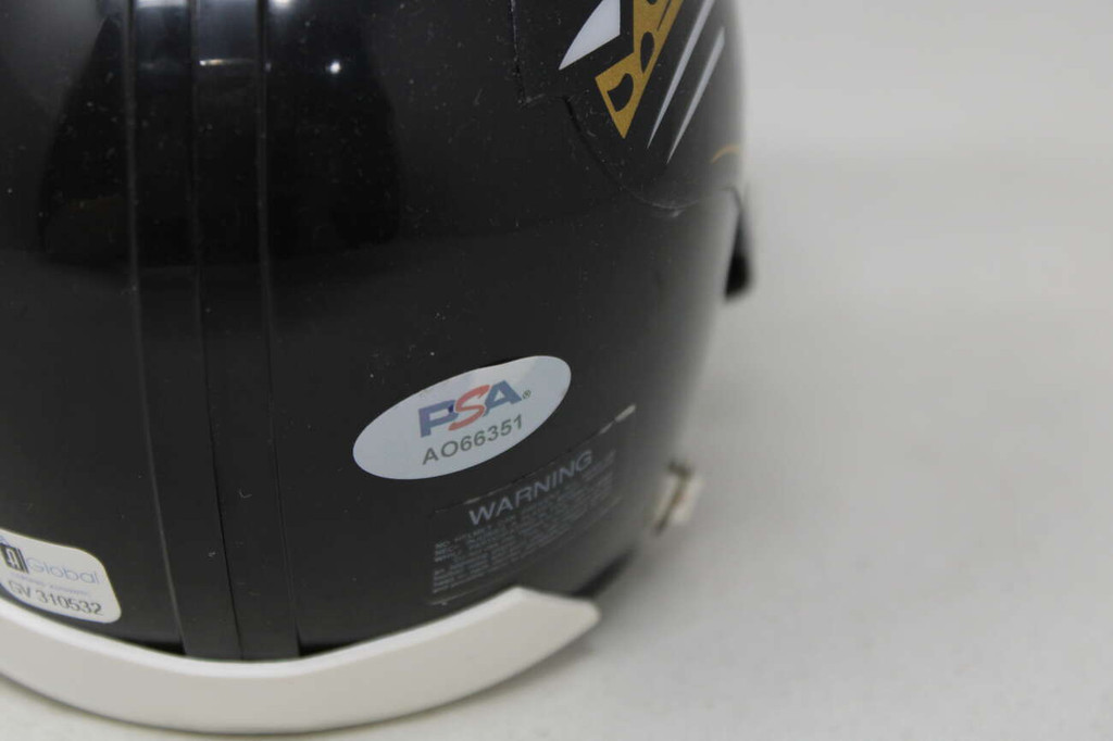 Fred Taylor Jacksonville Jaguars PSA/DNA Signed Mini Helmet 28
