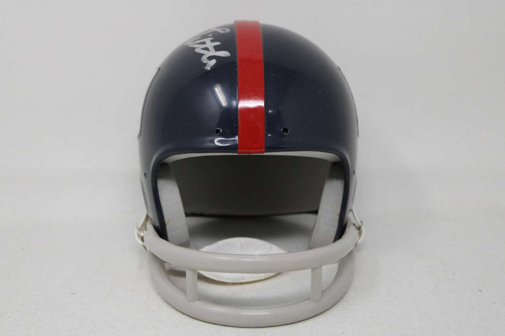 Y.A. Tittle New York Giants PSA/DNA Signed Mini Helmet