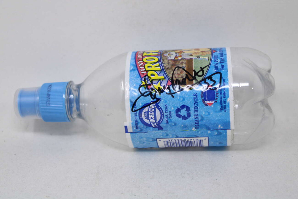 Tony Dorsett Dallas Cowboys PSA/DNA Authenticated Empty Water Bottle