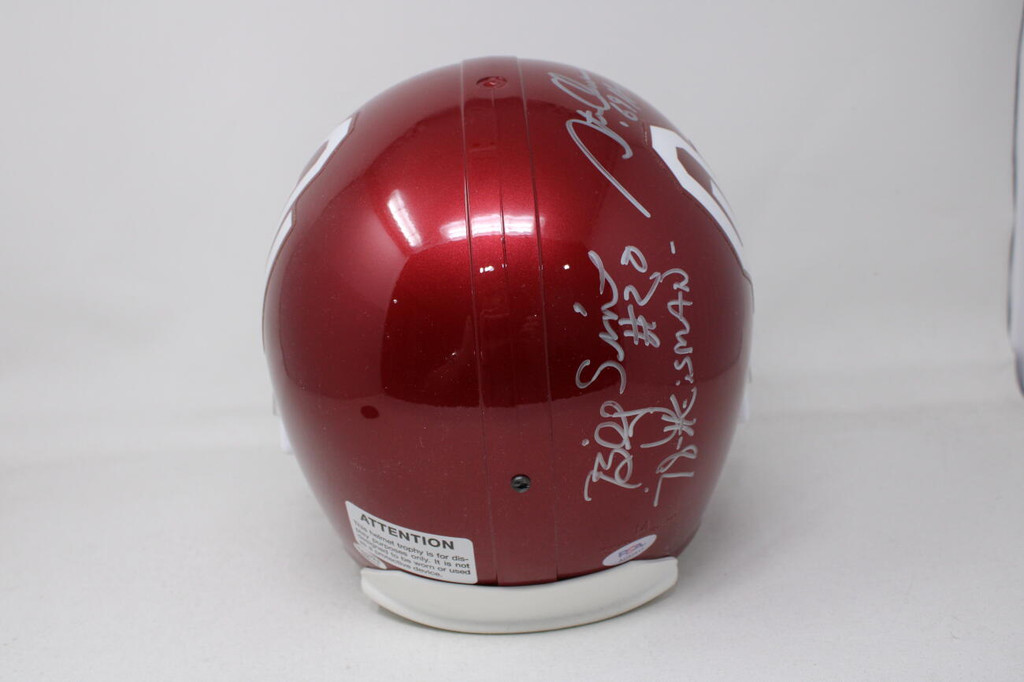 Billy Sims Steve Owens Jason White Heisman Full Size Helmet Signed PSA/DNA Sooners