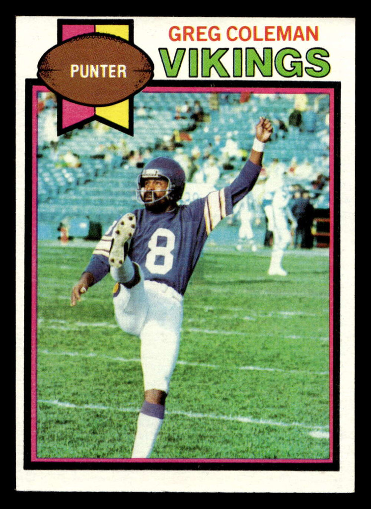 1979 Topps #343 Greg Coleman Near Mint RC Rookie 