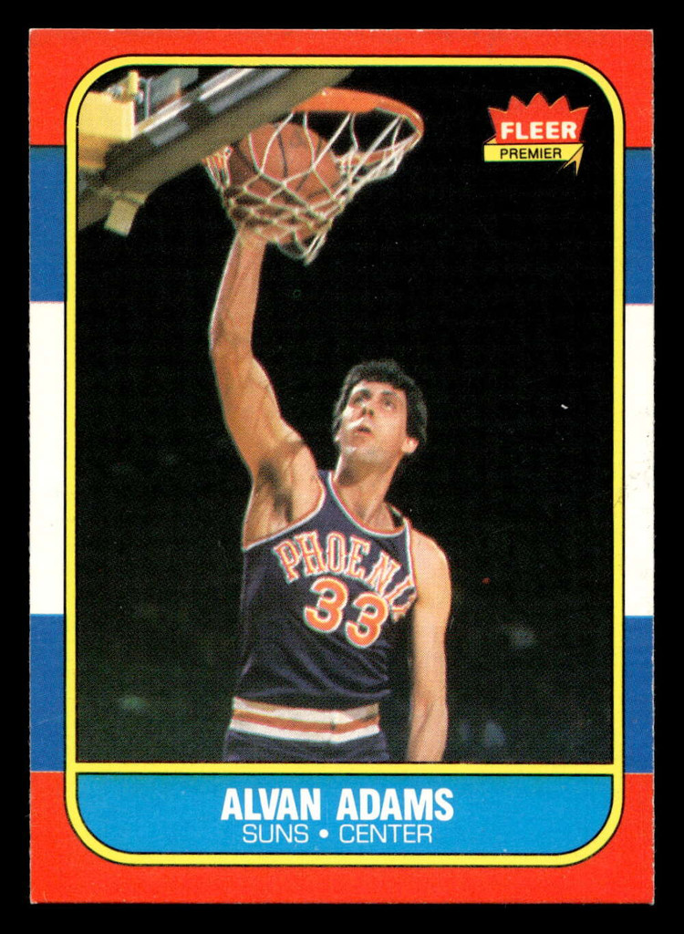 1986-87 Fleer #2 Alvan Adams Near Mint Basketball 