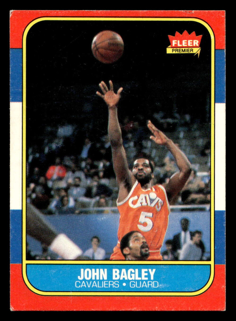1986-87 Fleer #5 John Bagley VG-EX RC Rookie Basketball 