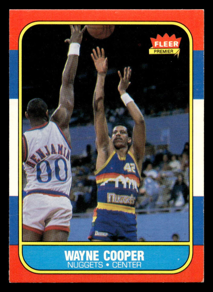 1986-87 Fleer #18 Wayne Cooper Excellent+ Basketball 