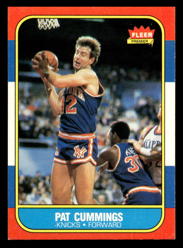 1986-87 Fleer #19 Pat Cummings Very Good Crease 