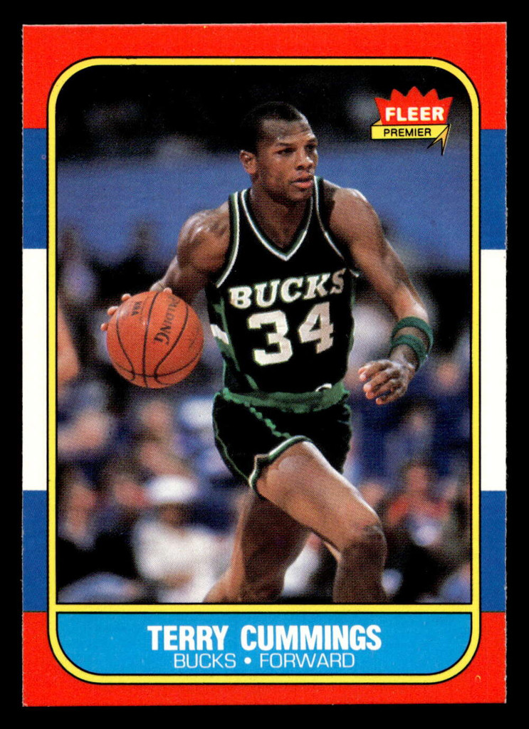 1986-87 Fleer #20 Terry Cummings Near Mint RC Rookie Basketball  ID: 508552