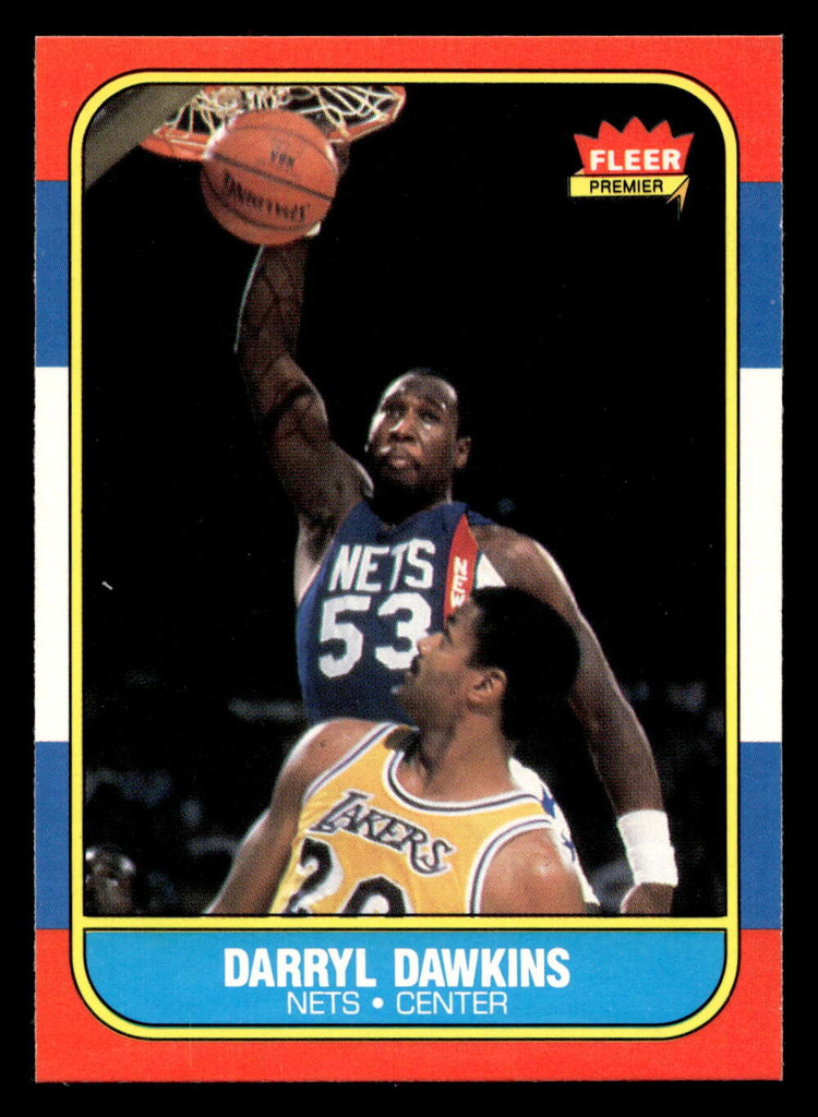 1986-87 Fleer #24 Darryl Dawkins NM-Mint Basketball 
