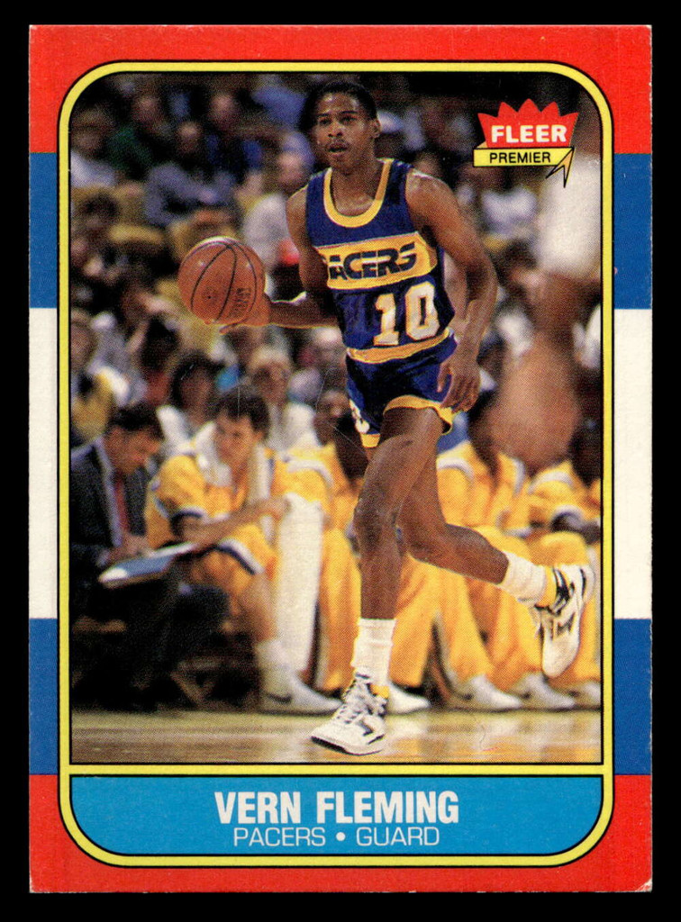 1986-87 Fleer #33 Vern Fleming Ex-Mint RC Rookie Basketball  ID: 508592
