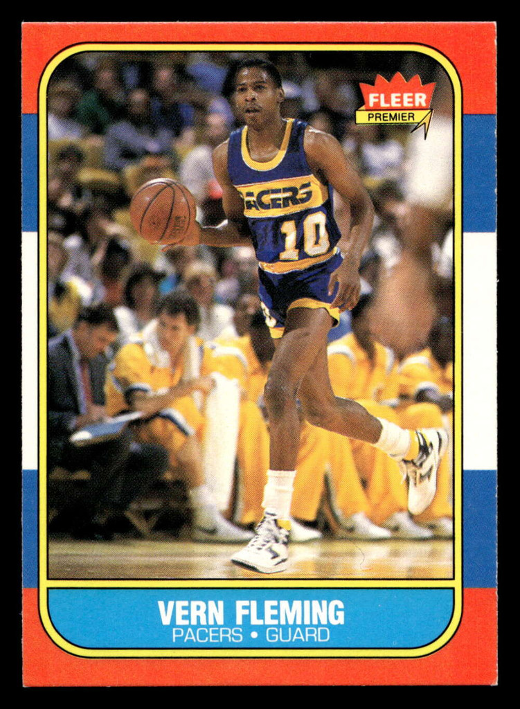 1986-87 Fleer #33 Vern Fleming Ex-Mint RC Rookie Basketball  ID: 508596