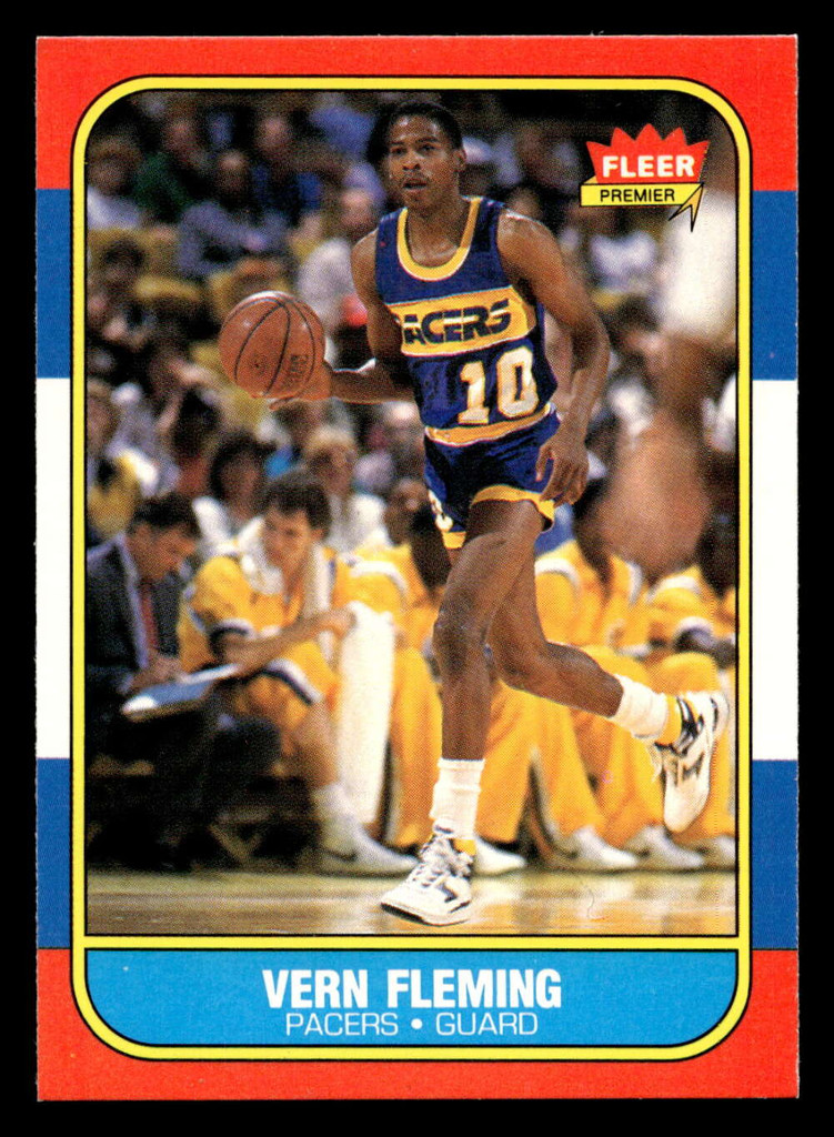 1986-87 Fleer #33 Vern Fleming Near Mint RC Rookie Basketball  ID: 508599